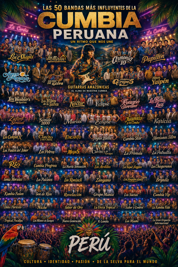 Grupos de cumbia peruana más importantes de la historia musical del Perú