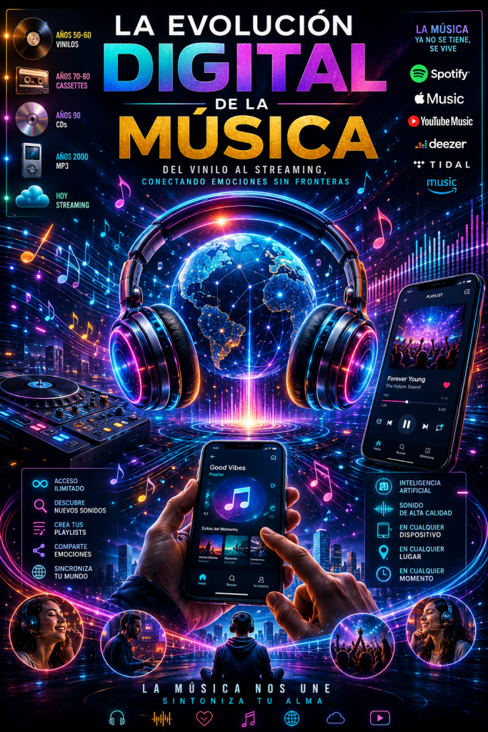 musica digital streaming plataformas musicales modernas