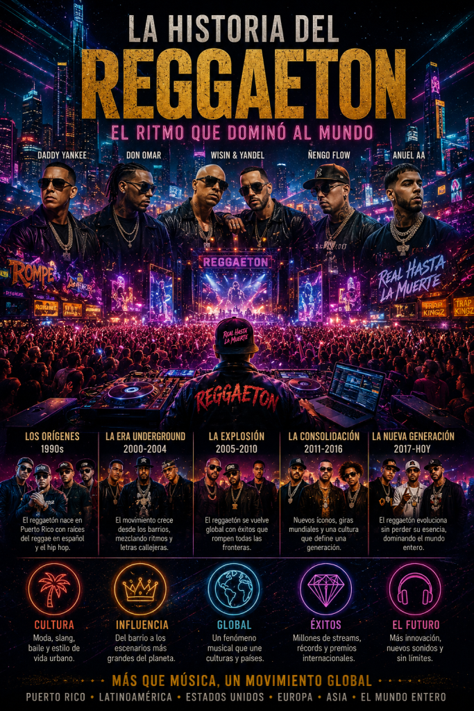 historia del reggaetón origen evolución artistas música urbana