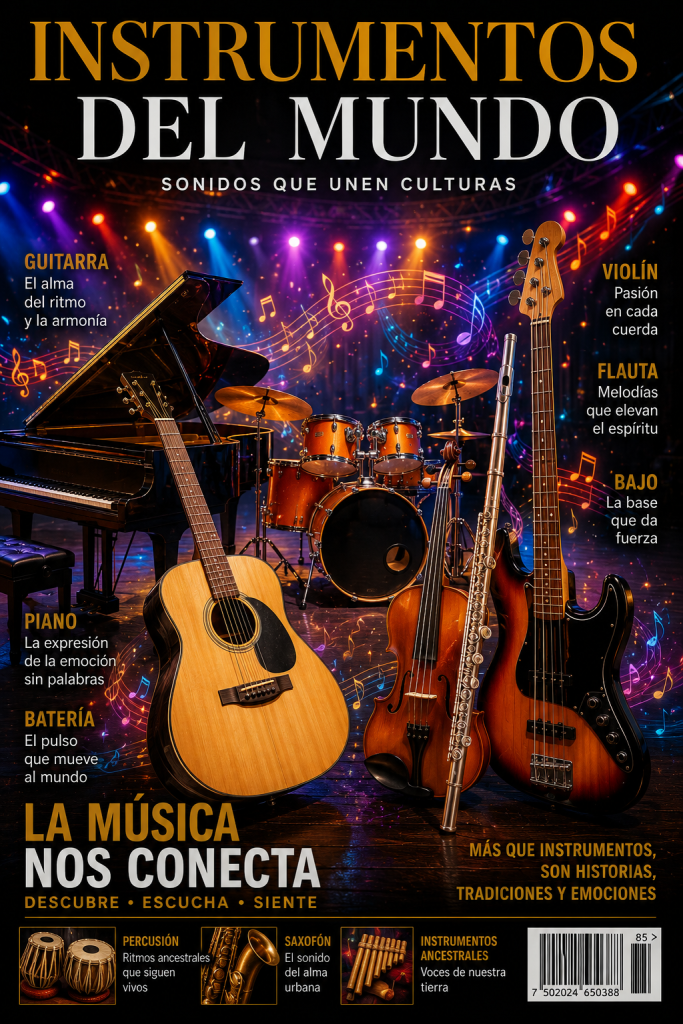 instrumentos musicales más populares del mundo